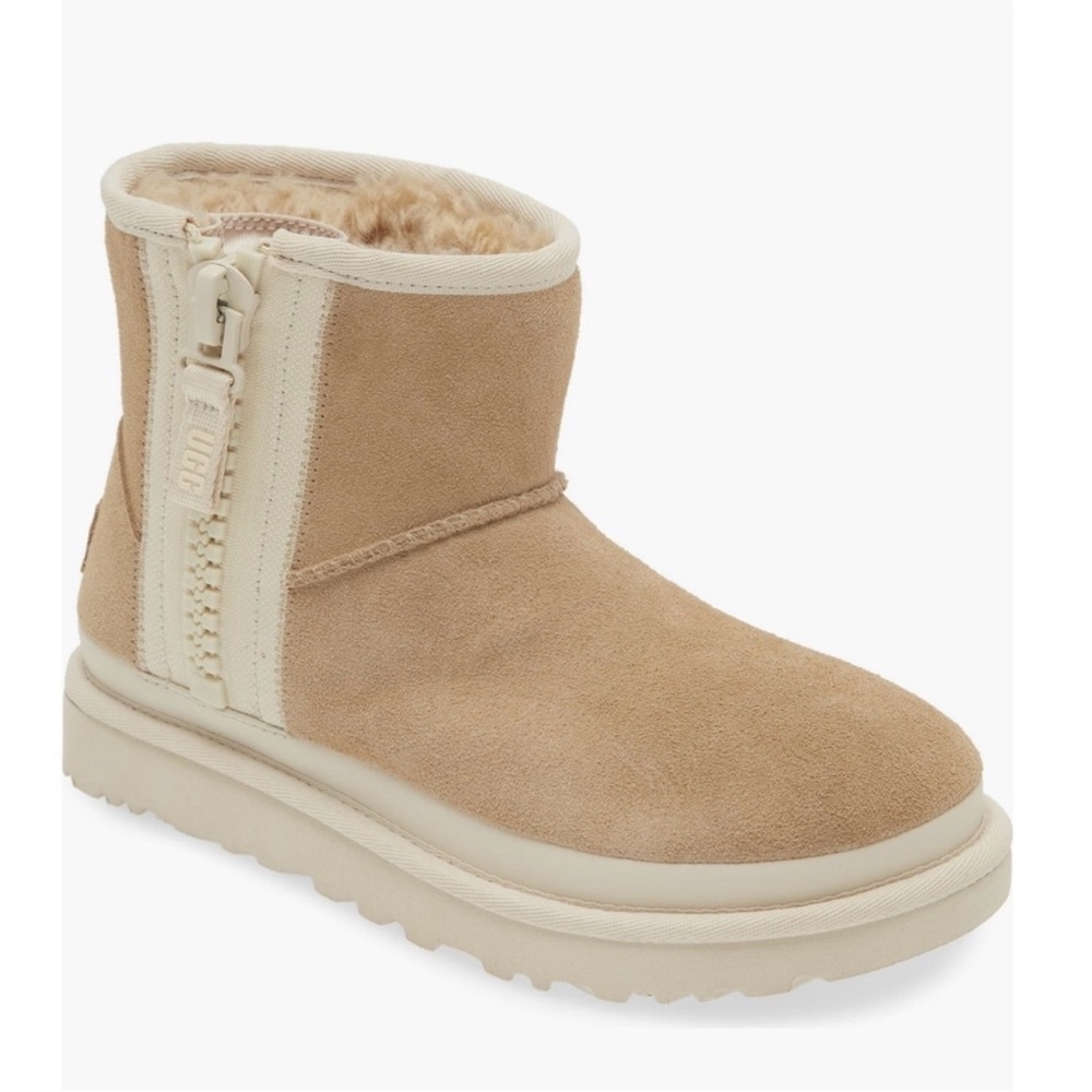 New UGG Classic Mini Zip Booties